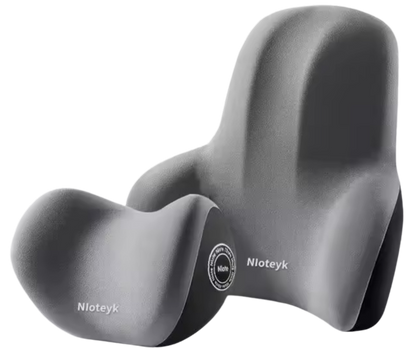 Nloteyk Car Memory Foam Neck & Lumbar Support Cushion Set