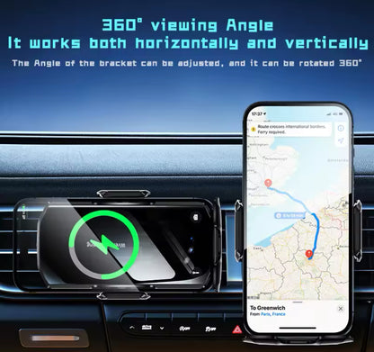 Wireless Charging Car Phone Mount